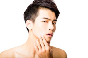 美肌の男性