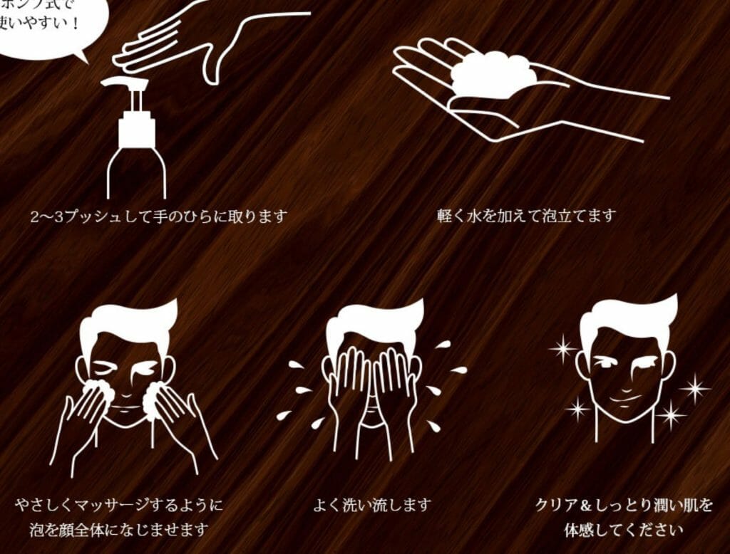 母の滴シルバーウォッシュジェル　使い方