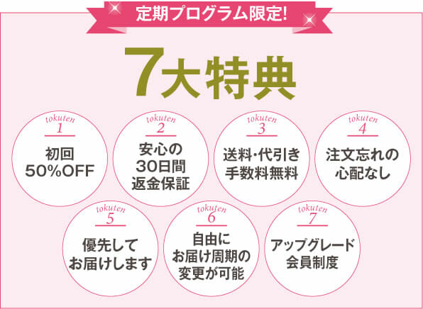 イメルシオ定期コース７大特典