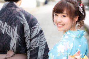 浴衣の女性