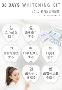美歯口30DAYSホワイトニングキット　効果